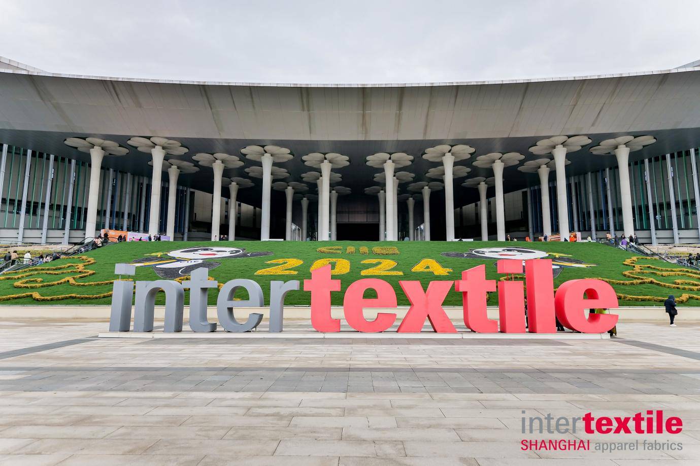 Intertextile Shanghai 2026 at National Exhibition and Convention Center Intertextile Shanghai 2026 entrance at the National Exhibition and Convention Center in Shanghai